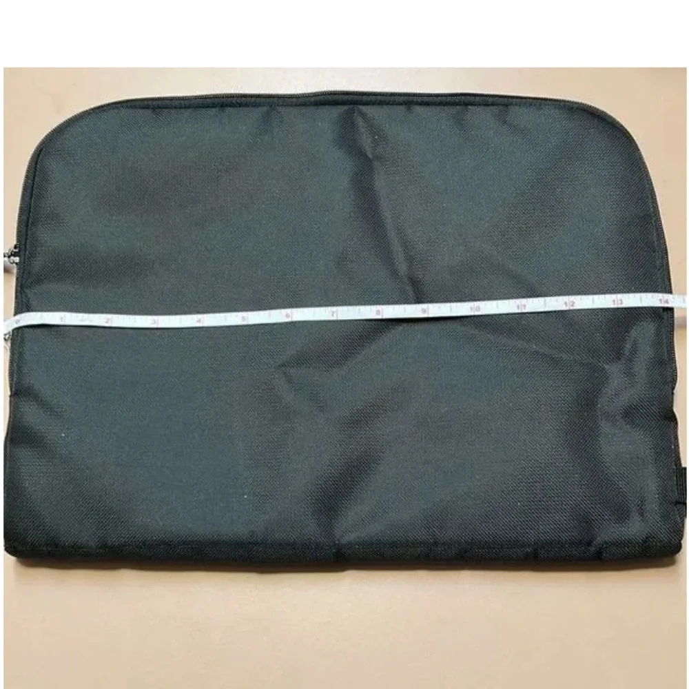 Triumph Black Briefcase with Minimalist Design and Smooth Fabric